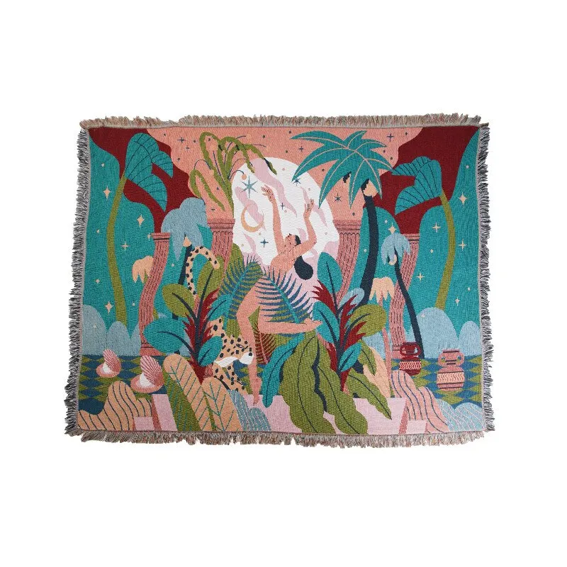 Forest Dancer Multifunction 2 Sides Sofa Bed Blankets