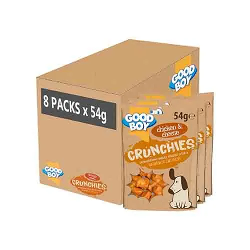 Good Boy Crunchies Chicken & Cheese 8 x 54g Packs