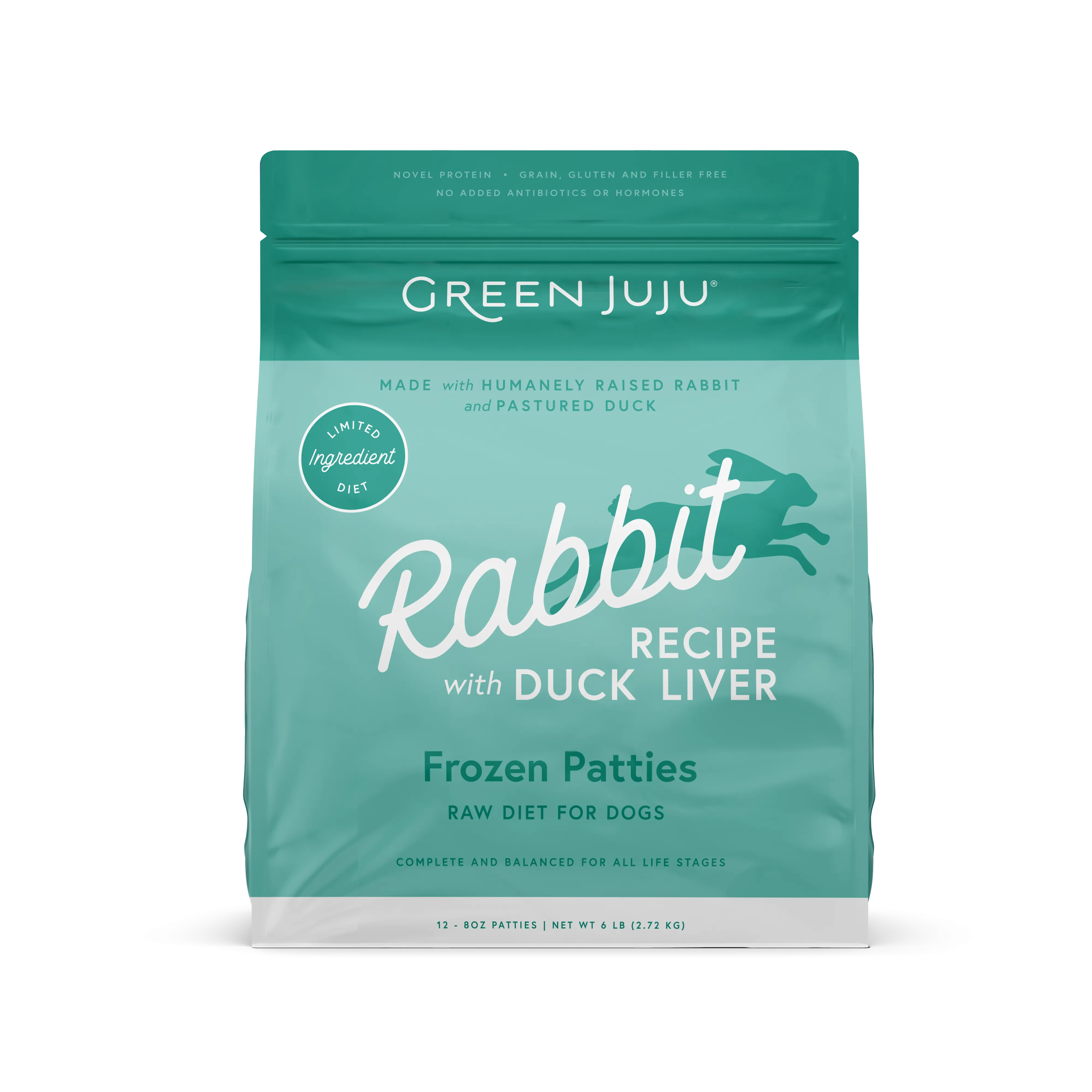 Green Juju - Frozen Raw - Rabbit with Duck Liver