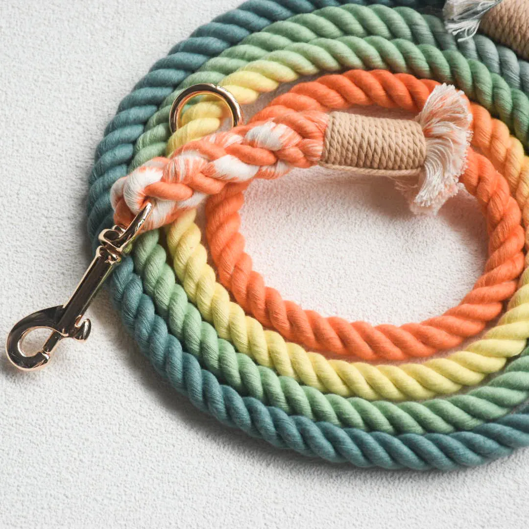 HANDS FREE DOG ROPE LEASH - FOREST SHADE