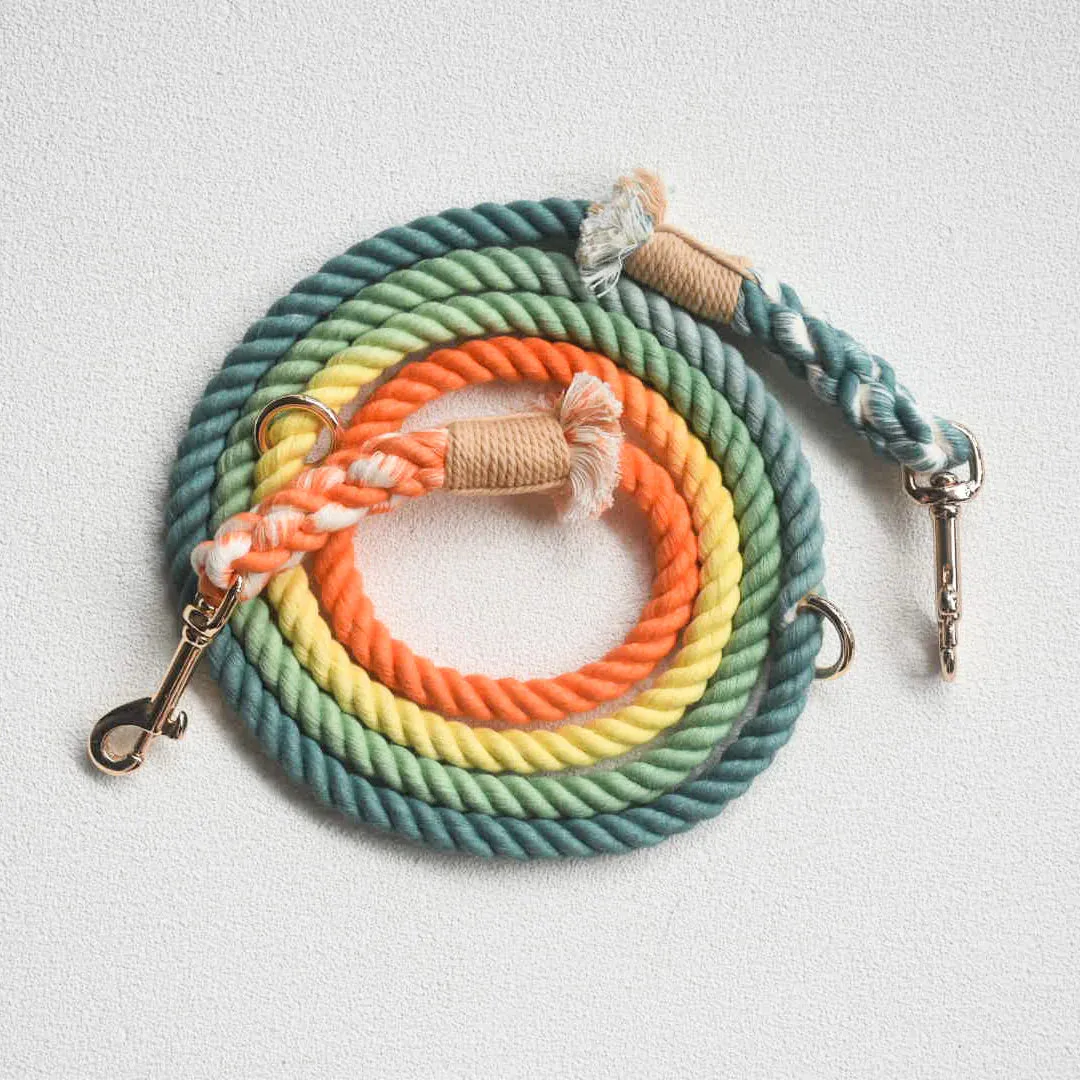 HANDS FREE DOG ROPE LEASH - FOREST SHADE
