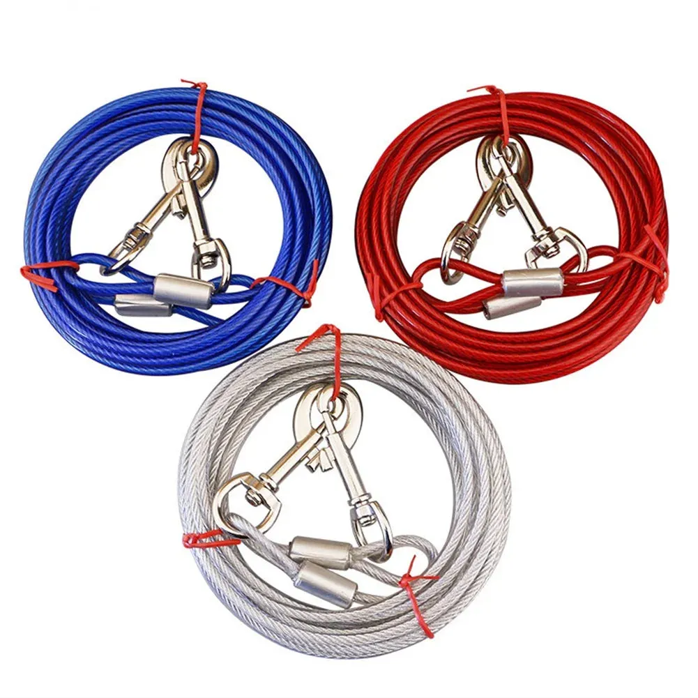 Heavy-Duty Chew-Proof Double Dog Leash for Training and Walking