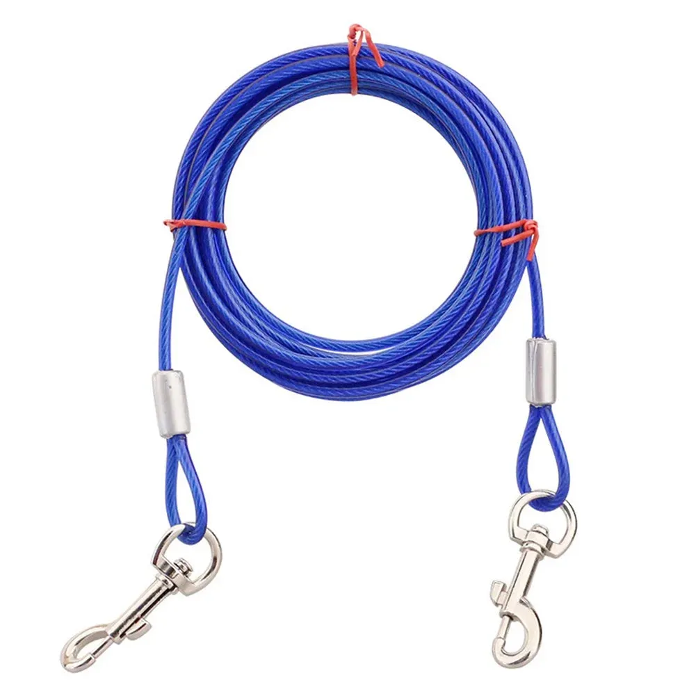 Heavy-Duty Chew-Proof Double Dog Leash for Training and Walking