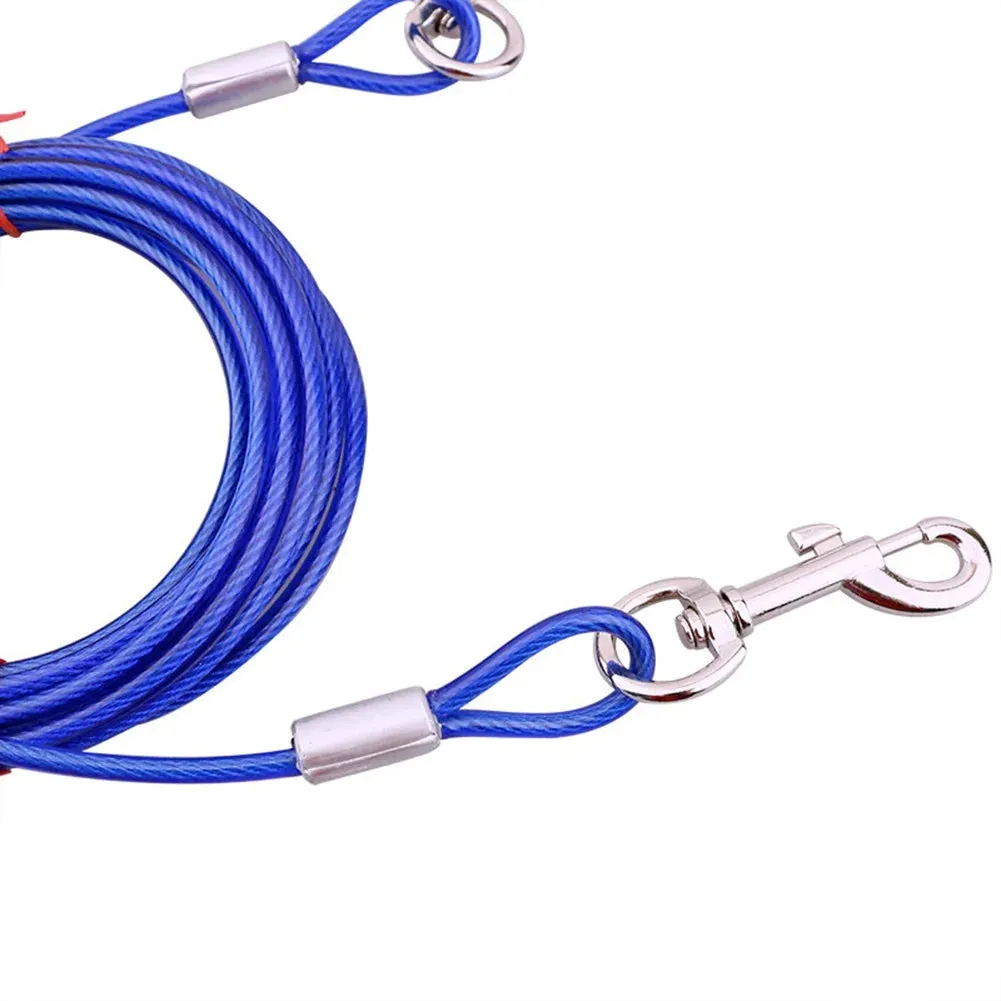 Heavy-Duty Chew-Proof Double Dog Leash for Training and Walking