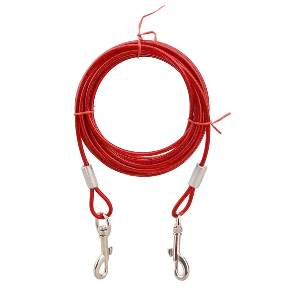 Heavy-Duty Chew-Proof Double Dog Leash for Training and Walking