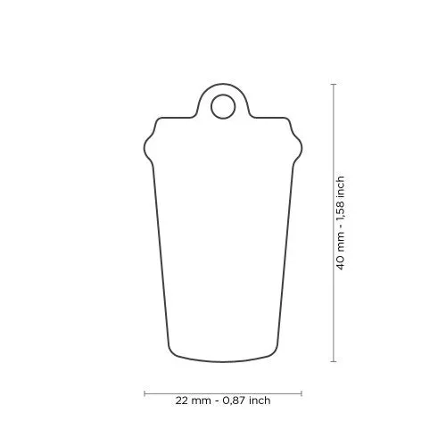ID Tag - Food Coffee ID Tag | Personalized Cat Dog Tag