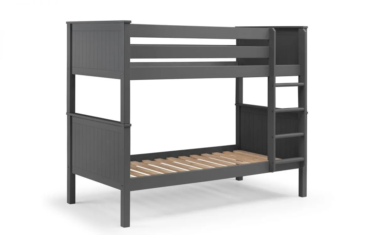 Julian Bowen Maine Bunk Bed Anthracite