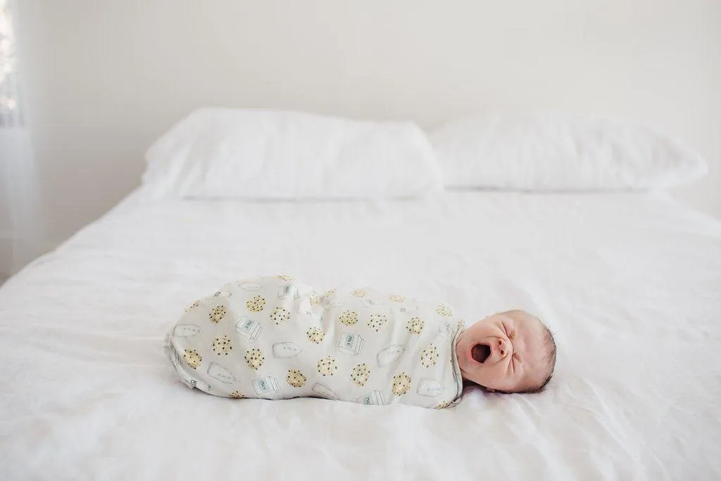 Knit Swaddle Blanket - Chip