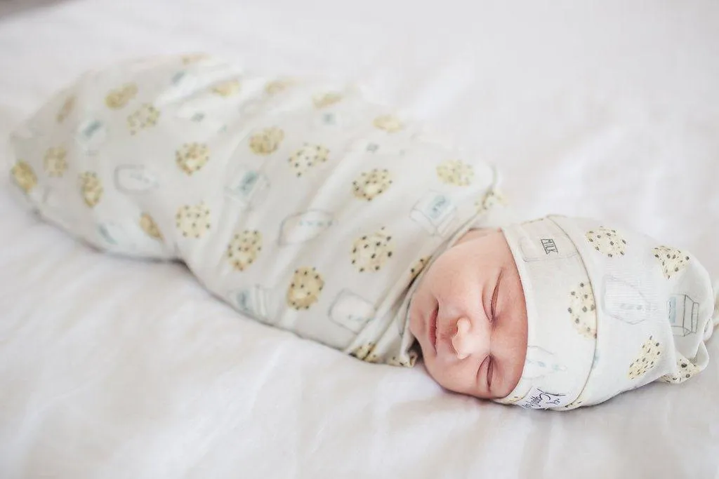 Knit Swaddle Blanket - Chip