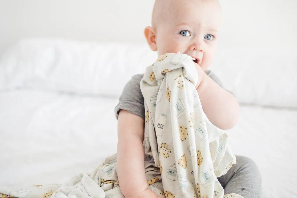 Knit Swaddle Blanket - Chip