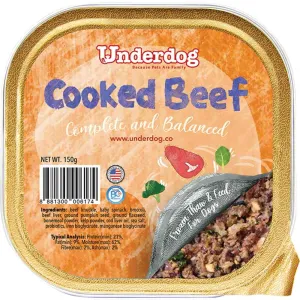 KOHE-VERSARY 8% OFF: Underdog Cooked Beef Complete & Balanced Frozen Dog Food 150g