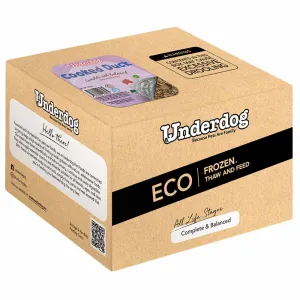 KOHE-VERSARY 8% OFF: Underdog Cooked Duck Complete & Balanced Eco Pack Frozen Dog Food 3kg