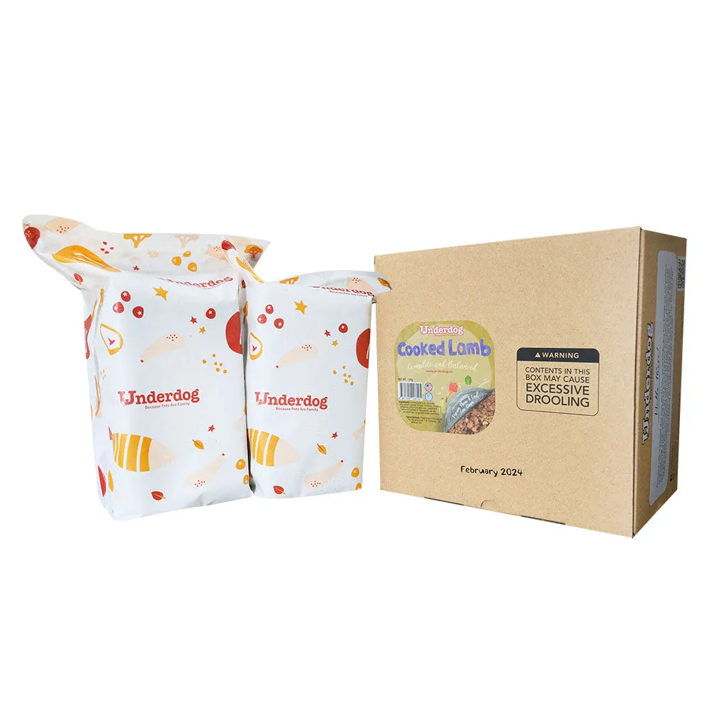 KOHE-VERSARY 8% OFF: Underdog Cooked Duck Complete & Balanced Eco Pack Frozen Dog Food 3kg
