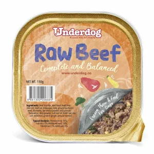 KOHE-VERSARY 8% OFF: Underdog Raw Beef Complete & Balanced Frozen Dog Food 150g