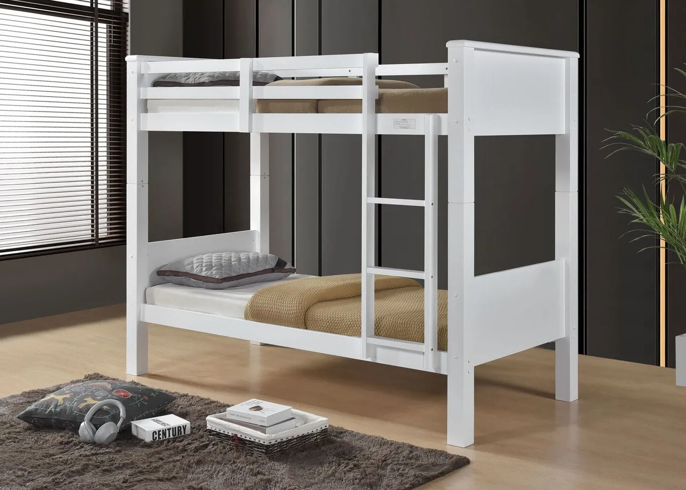 Langham HD Bunk Bed - White