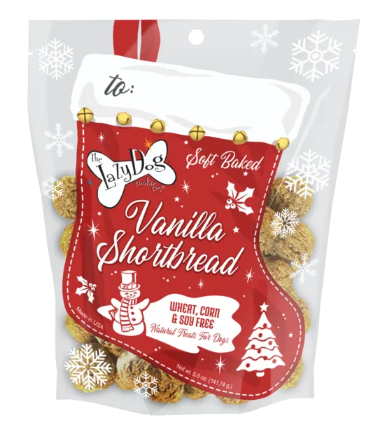 Lazy Dog Vanilla Shortbread Stocking