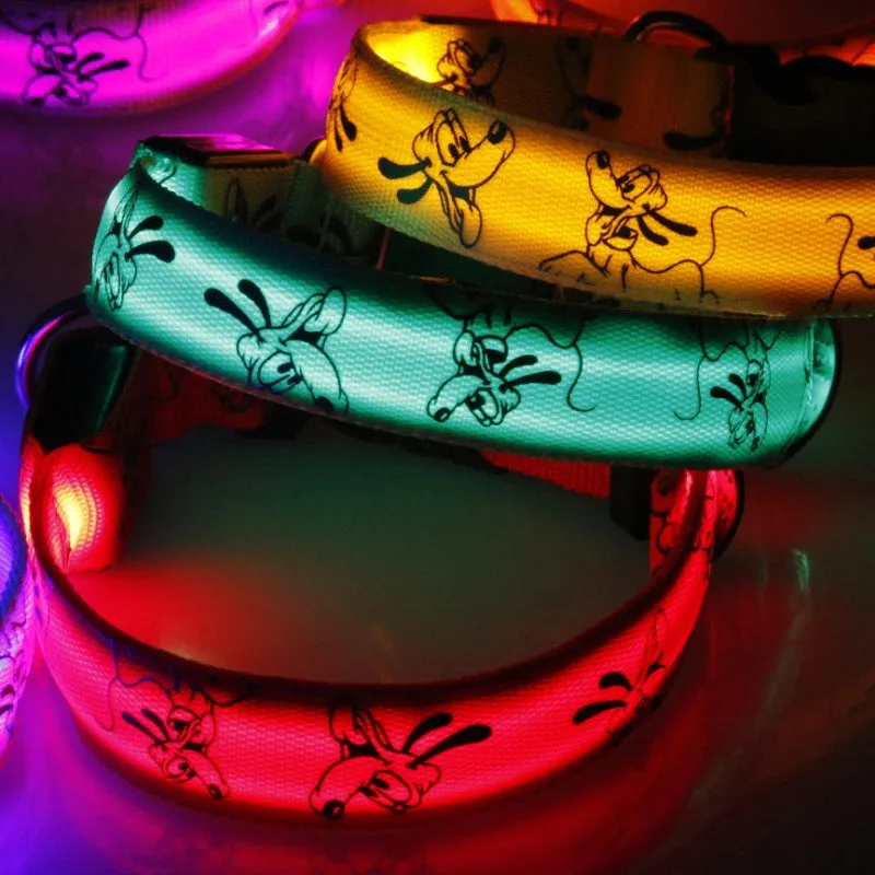LED Safety Dog Collar - Night Visibility & Adjustable