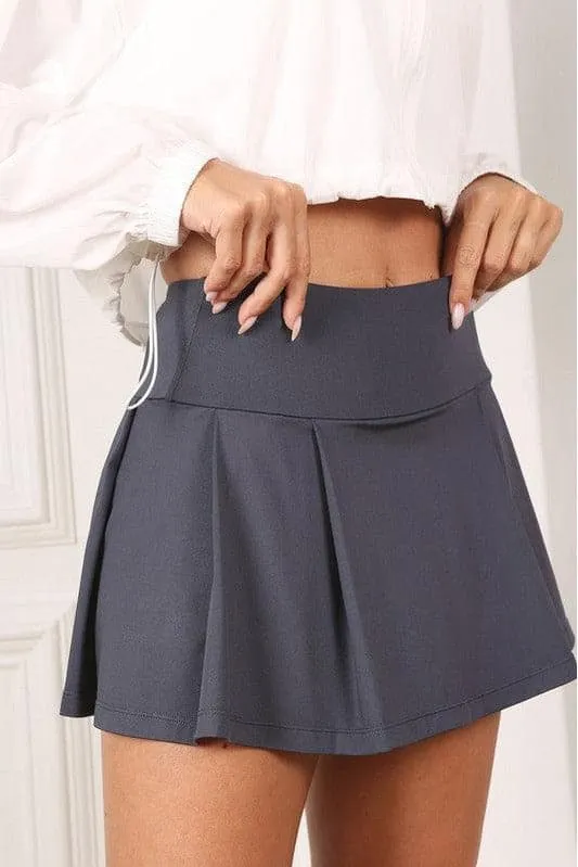 LILOU Light Fabric Tennis Skirt