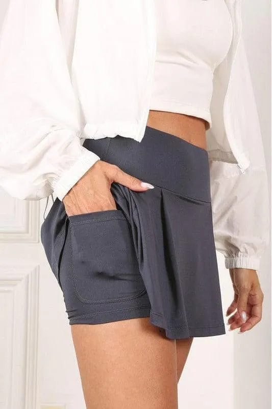 LILOU Light Fabric Tennis Skirt