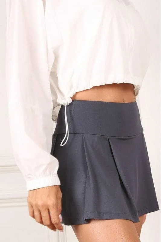 LILOU Light Fabric Tennis Skirt