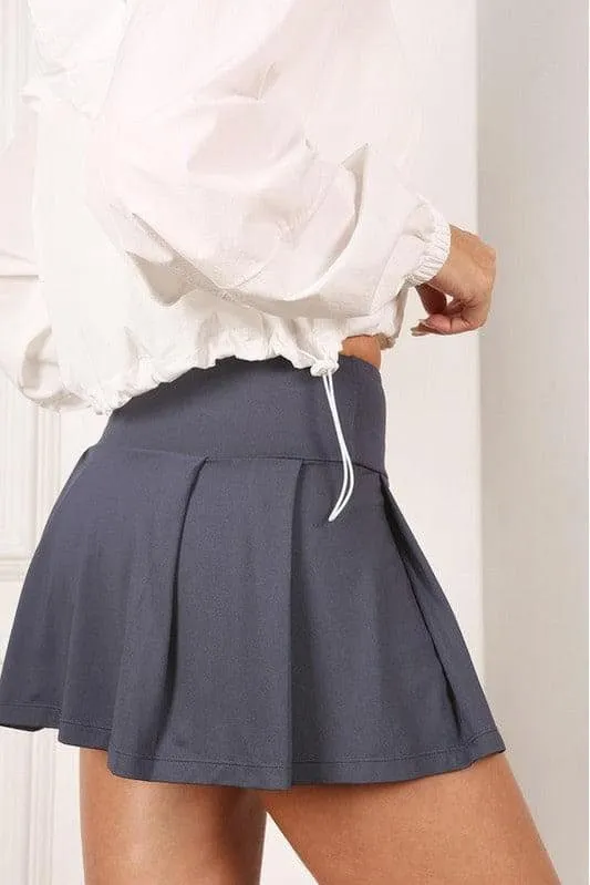 LILOU Light Fabric Tennis Skirt