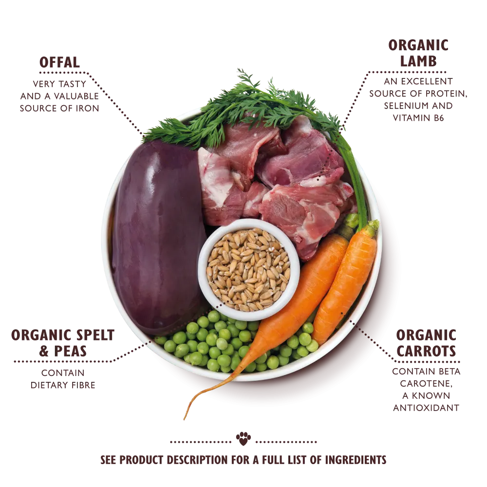 Lily's Kitchen Adult Organic Lamb Supper Wet Dog Food 150g