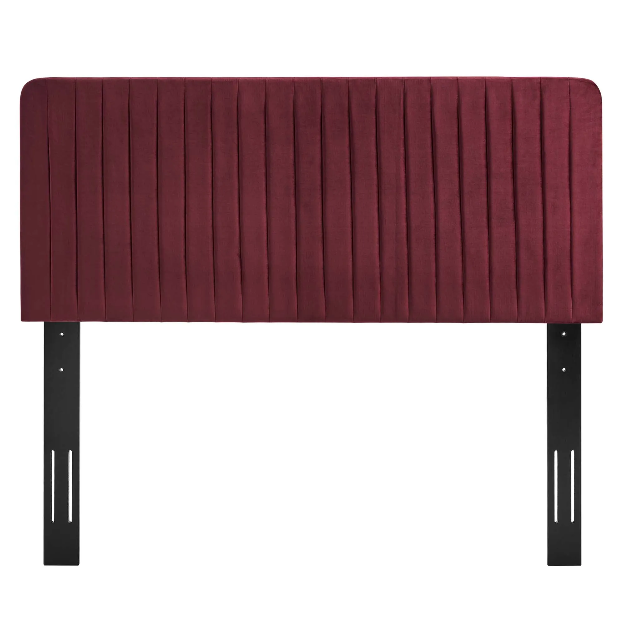 Milenna Channel Tufted Performance Velvet Headboard by Modway