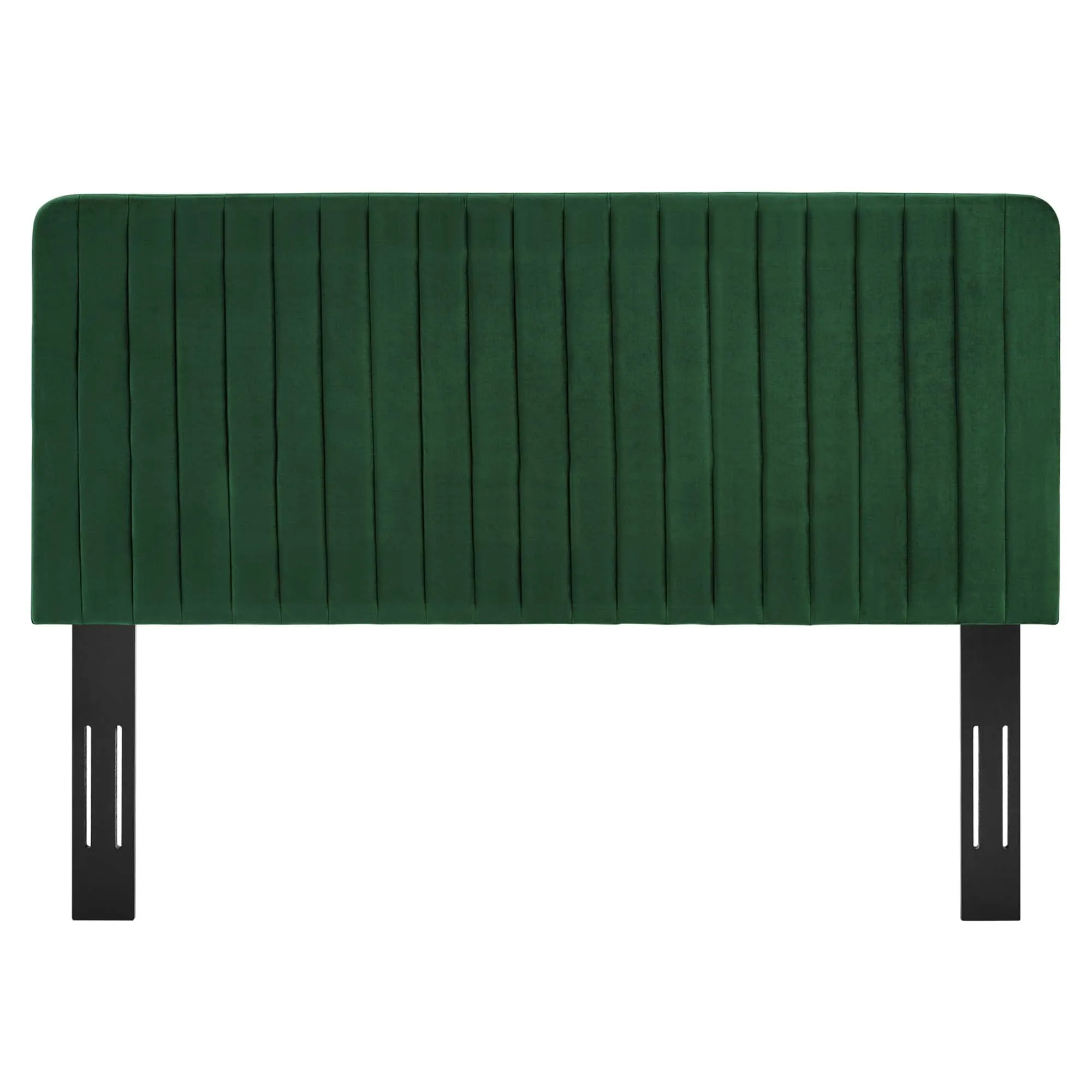 Milenna Channel Tufted Performance Velvet Headboard by Modway
