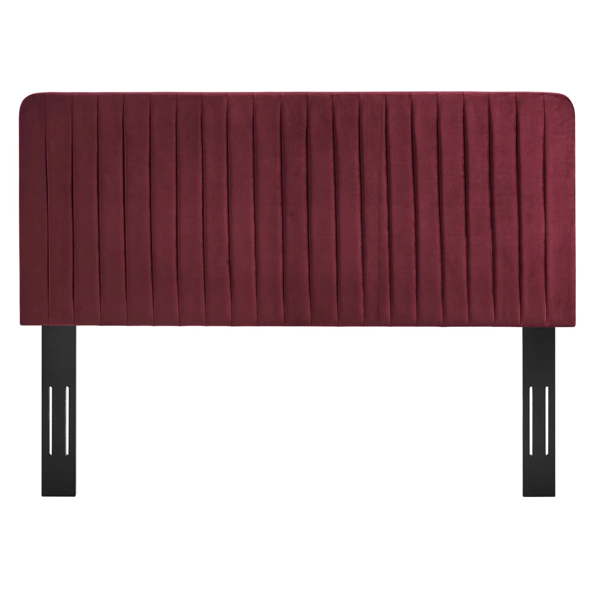 Milenna Channel Tufted Performance Velvet Headboard by Modway