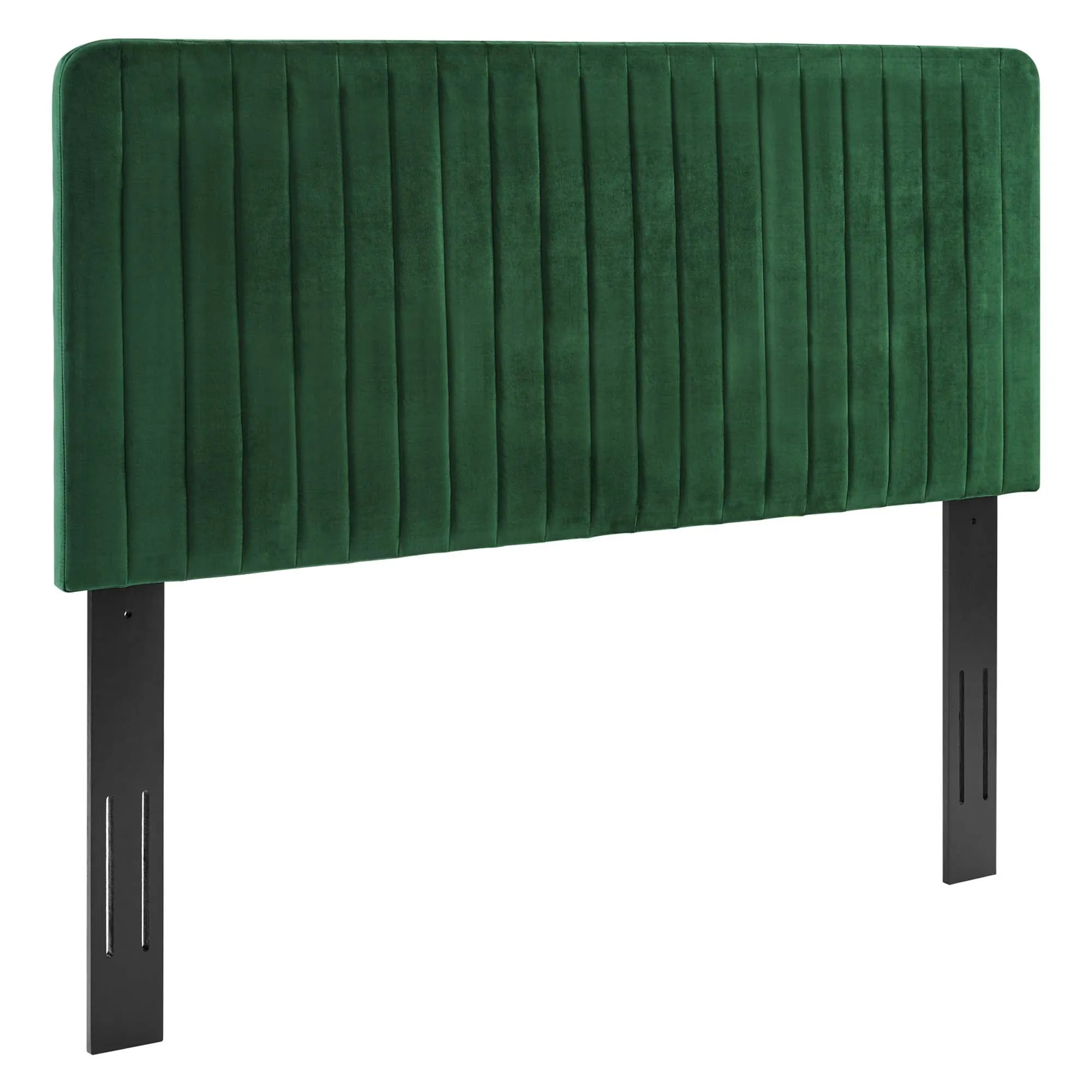 Milenna Channel Tufted Performance Velvet Headboard by Modway