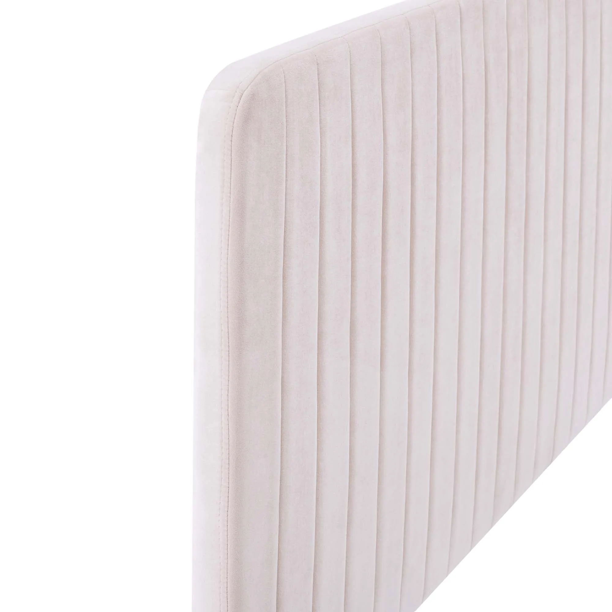 Milenna Channel Tufted Performance Velvet Headboard by Modway