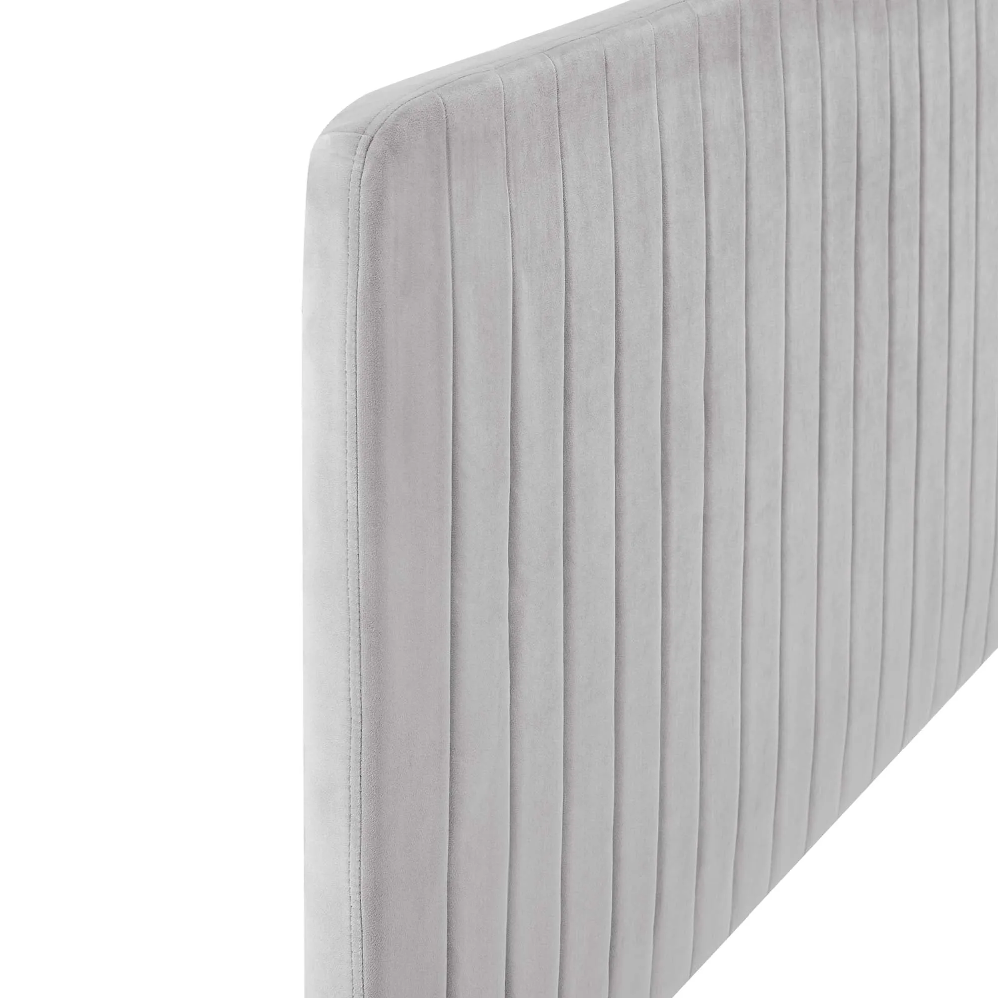 Milenna Channel Tufted Performance Velvet Headboard by Modway