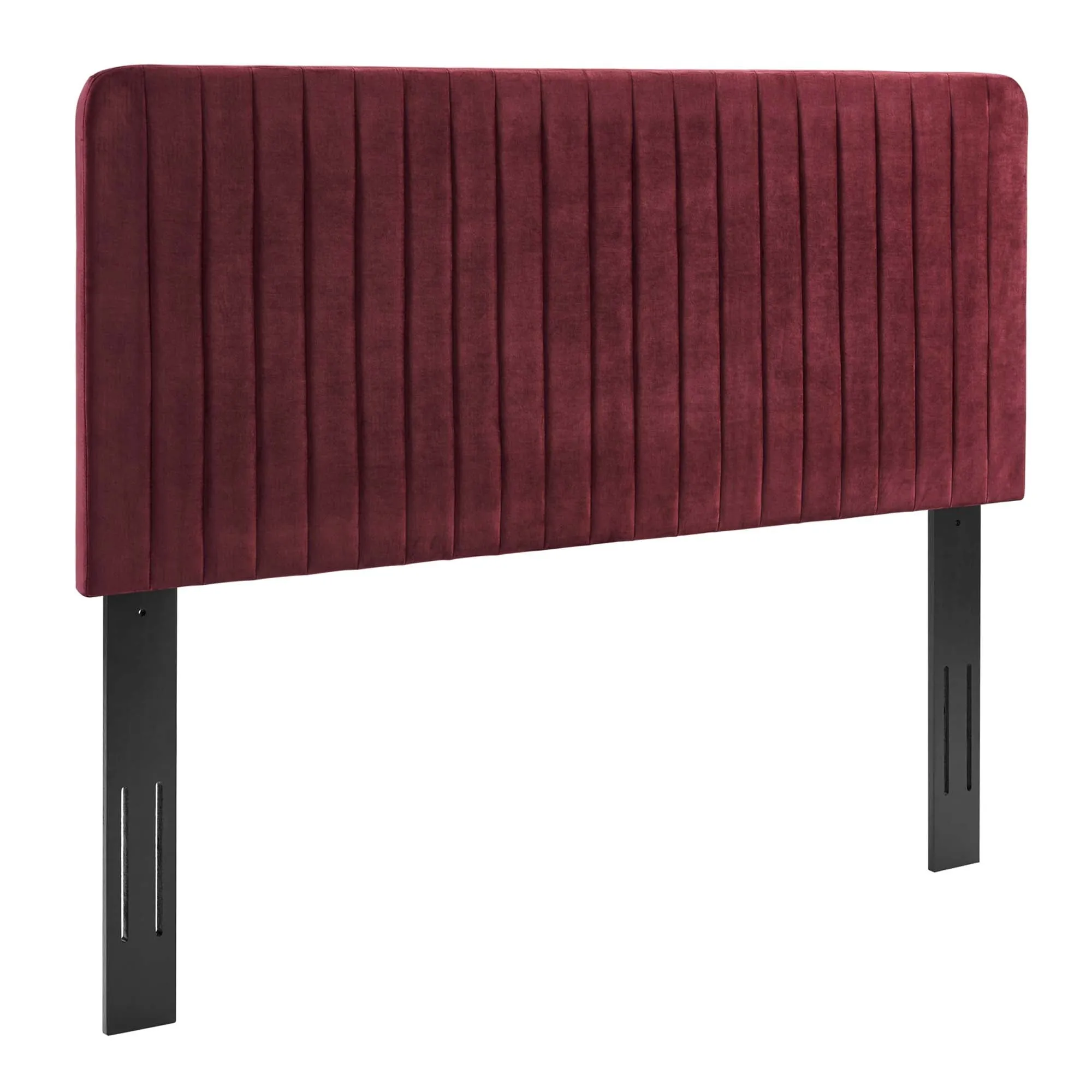Milenna Channel Tufted Performance Velvet Headboard by Modway