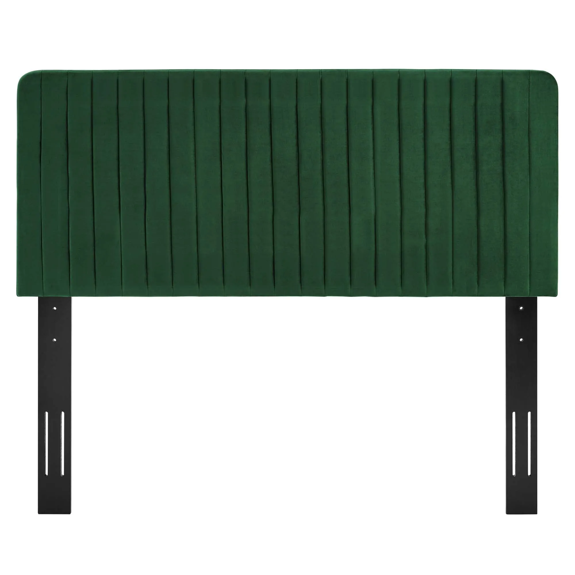 Milenna Channel Tufted Performance Velvet Headboard by Modway