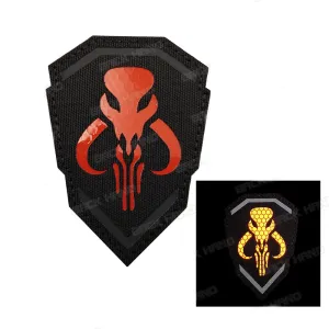 Mytho Crest Reflective Patch - Red