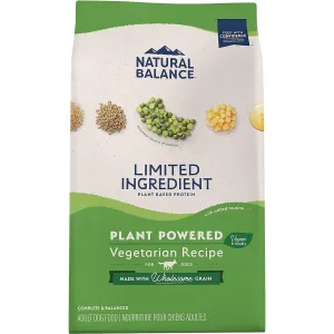 Natural Balance Vegetarian Dry Dog Food 12lb
