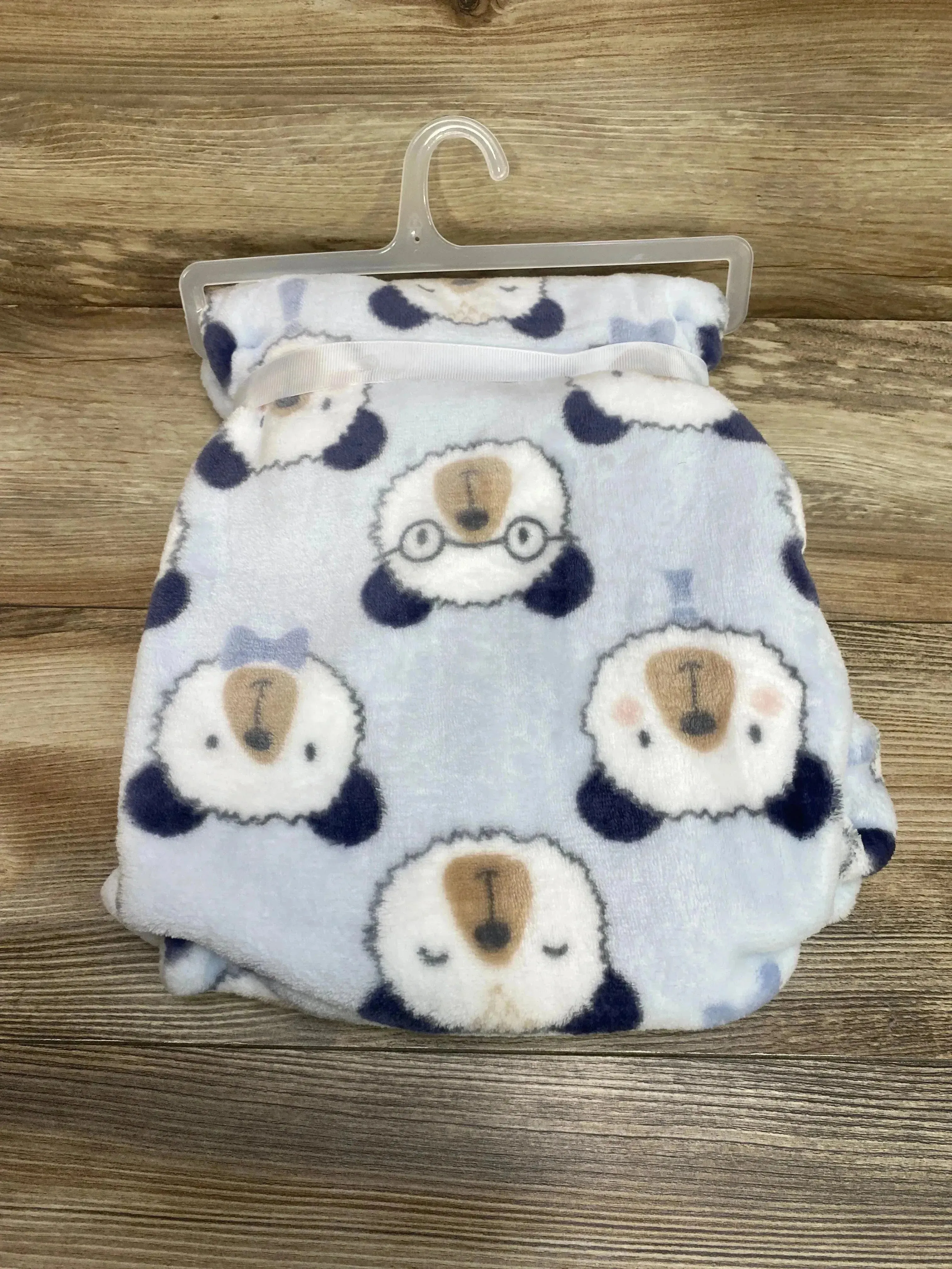 NEW Baby Elements Soft Plush Blanket Blue 30" x 40"
