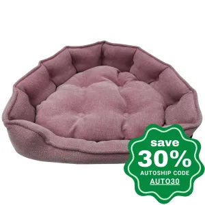 One for Pets - Adela Snuggle Bed - Blushing - 21" x 18" x 5"(S)