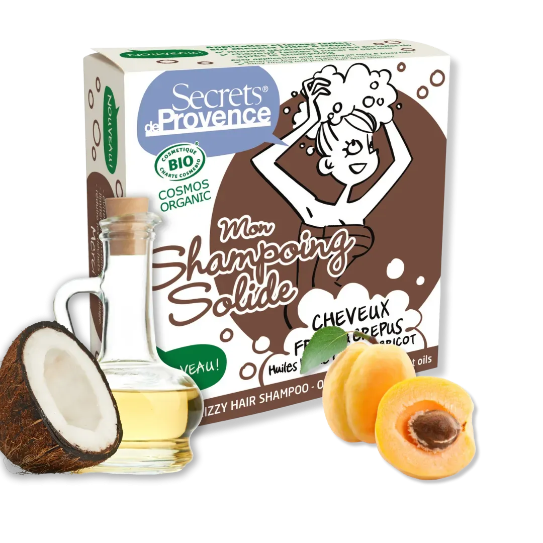 Organic Coconut Oil Solid Shampoo for Curly Hair