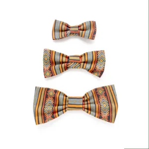 Organic Cotton Bow Tie with Diamond Print