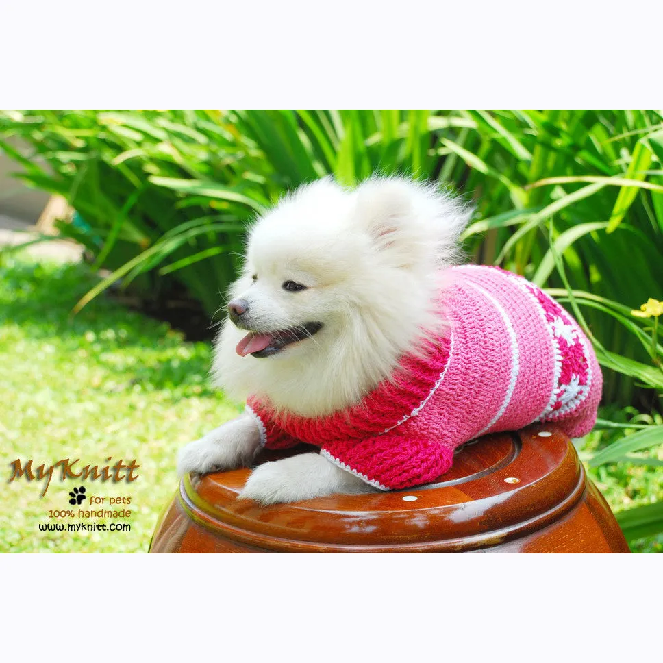 Pink Flower Dog Clothes DK841
