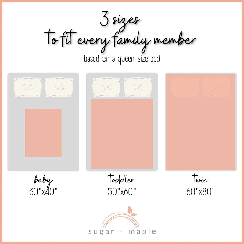 Plush Minky Fleece Personalized Blanket | Atmosphere Ombre