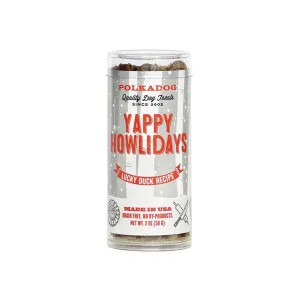 Polka Dog Bakery Yappy Howlidays Duck Dog Treats