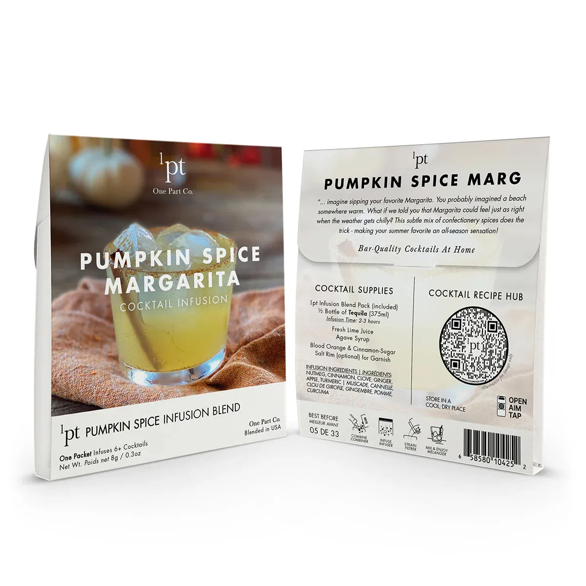 Pumpkin Spice Margarita Cocktail Infusion