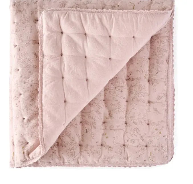 QUILTED CHAMBRAY BLANKET