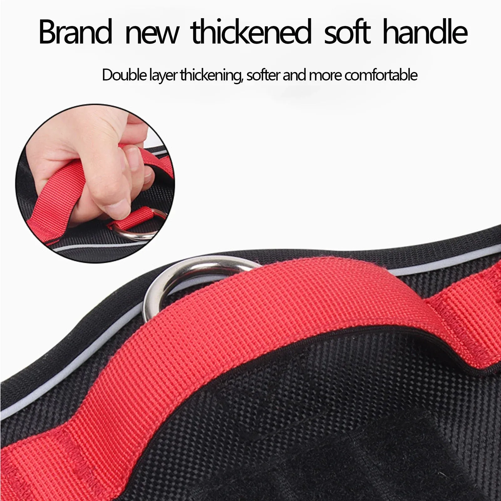 Reflective Tactical Dog Harness for Medium and Large Dogs – Waterproof Oxford Cloth Vest with Adjustable Straps