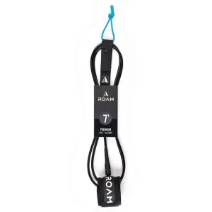 ROAM Surfboard Leash Premium 7'0 - Schwarz