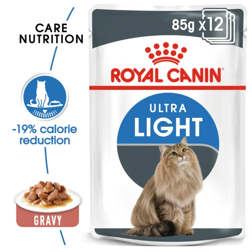 Royal Canin Wet Food - Ultra Light (85G Pouches)