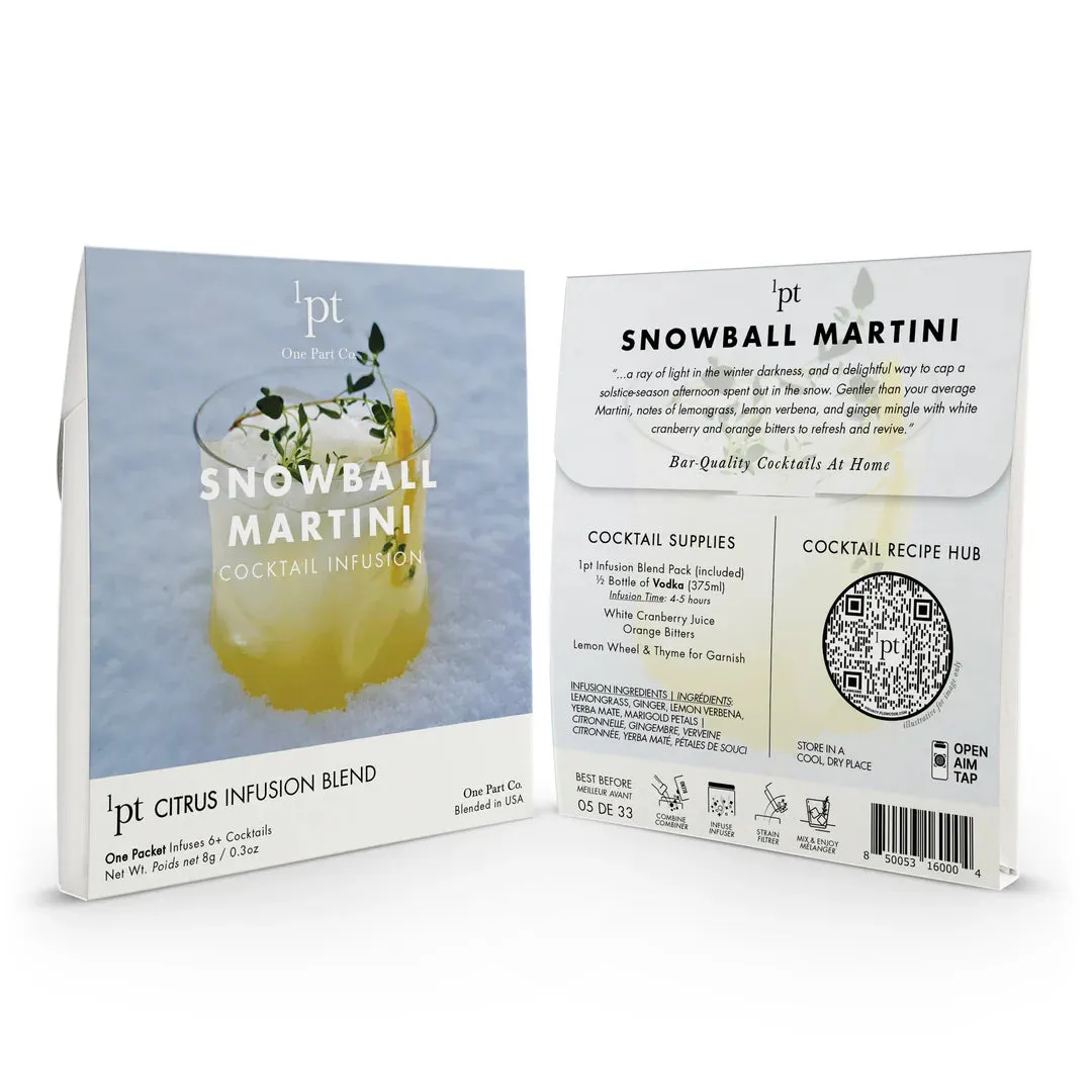 Snowball Martini - Cocktail Mixes