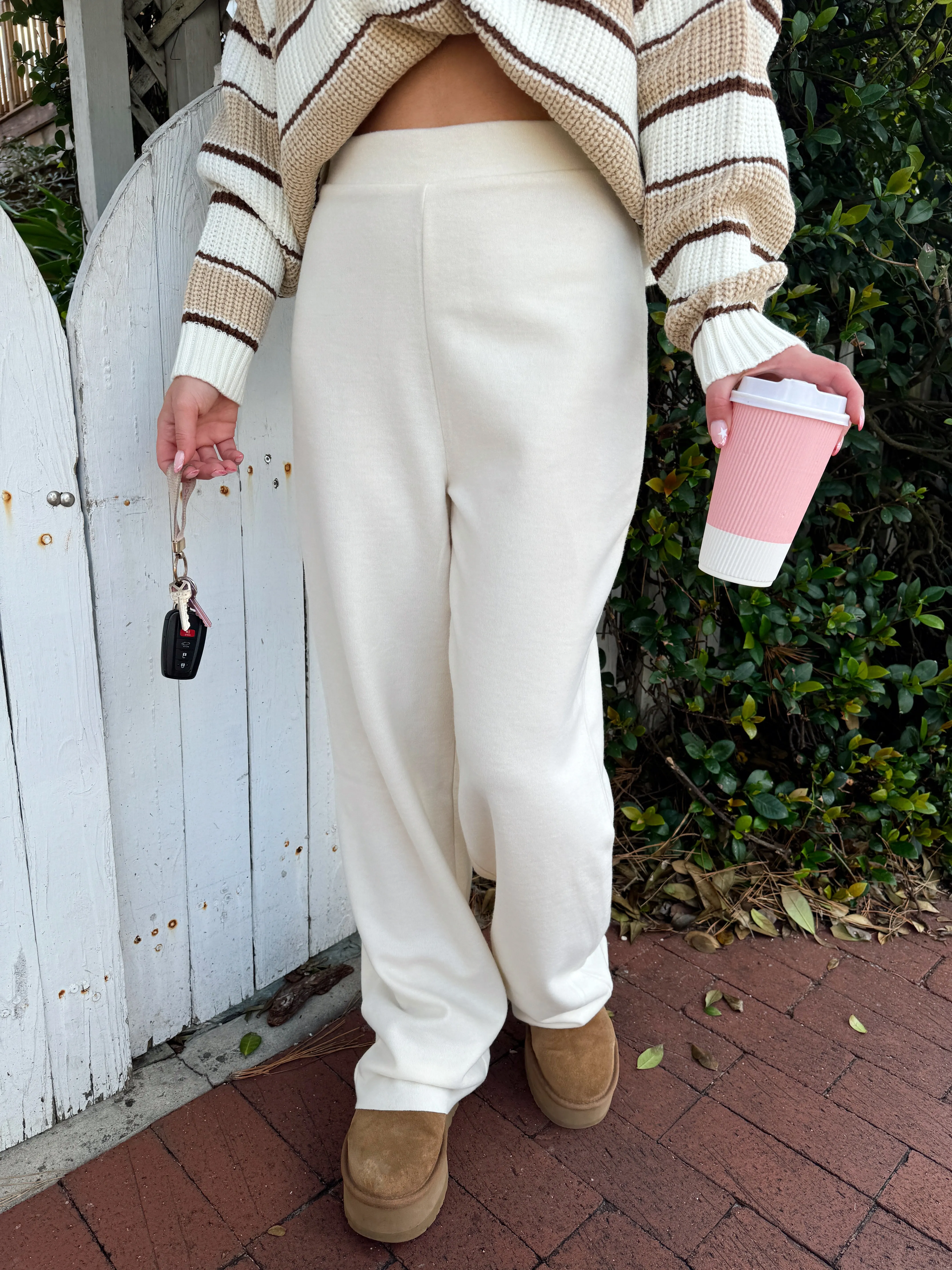 Soft Spot High Waisted Knit Pants